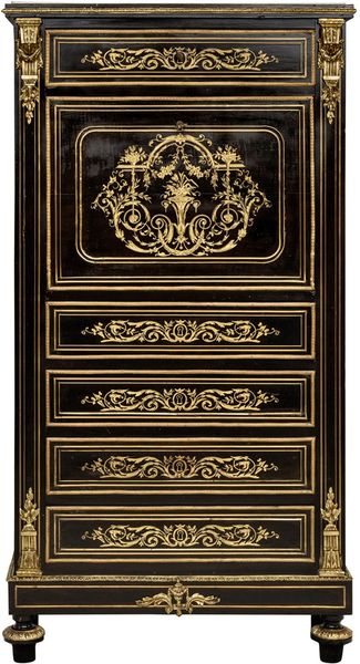 51, Sekretär "Napoleon III" Schrank-Schreibtisch