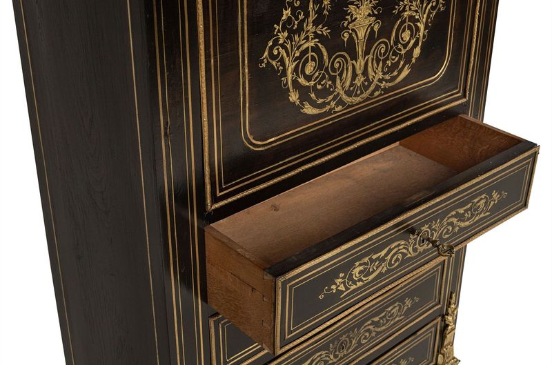 51, Sekretär "Napoleon III" Schrank-Schreibtisch