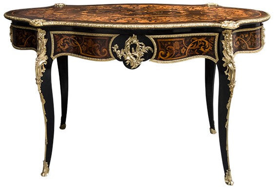 17, Antiker Tisch oval Napoleon III