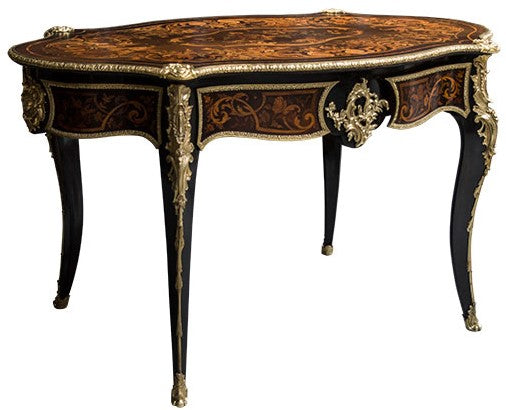 17, Antiker Tisch oval Napoleon III