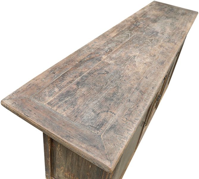 DESI, Antike Anrichte, Sideboard Massivholz mit Schubladen und Türen