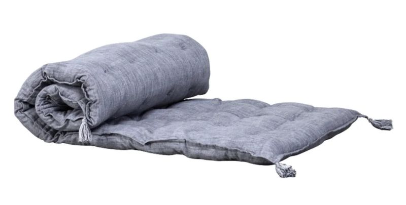 Matz Möbel Polsterauflage FELI grau gesteppt, Strandmatte
