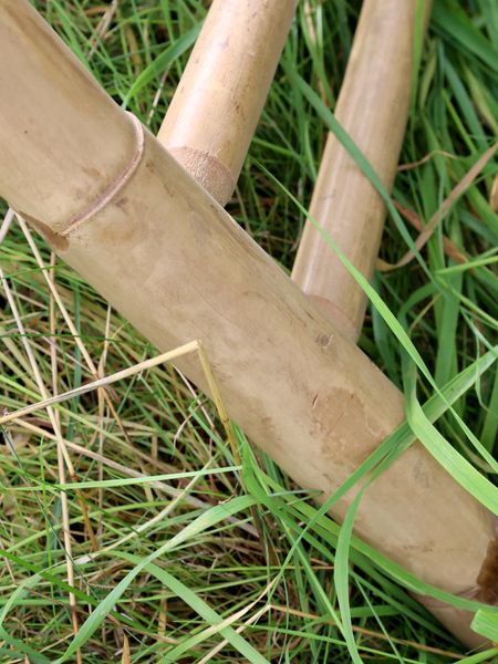 BERT, Gartentisch Bambus mit 2 Stühlen Landhausstil