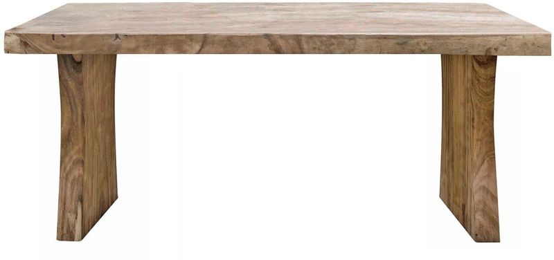 SORA, Baumstamm Esstisch L 200 cm Massivholztisch