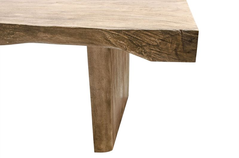 SORA, Baumstamm Esstisch L 200 cm Massivholztisch