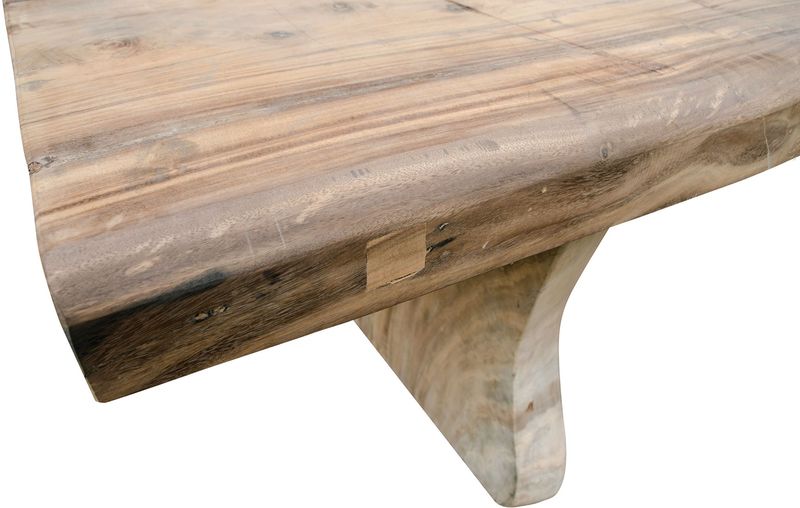 SORA, Baumstamm Esstisch L 270 cm Massivholztisch