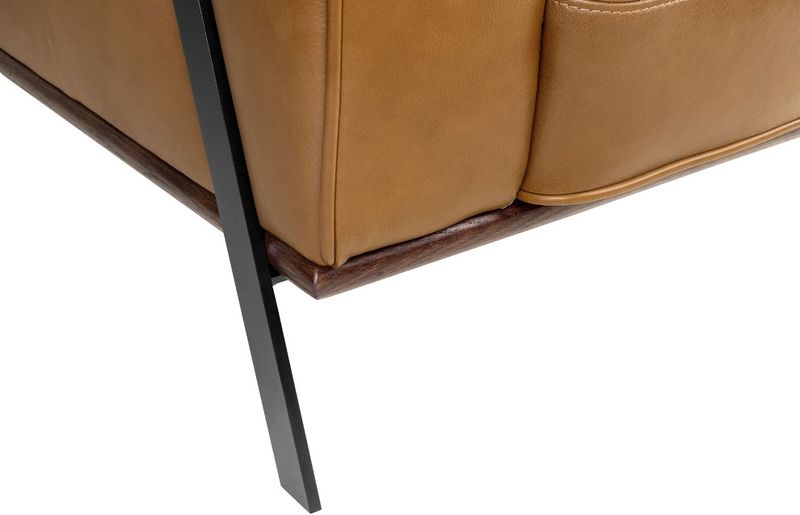BEA, Designer Ledersessel braune Farben oder schwarz