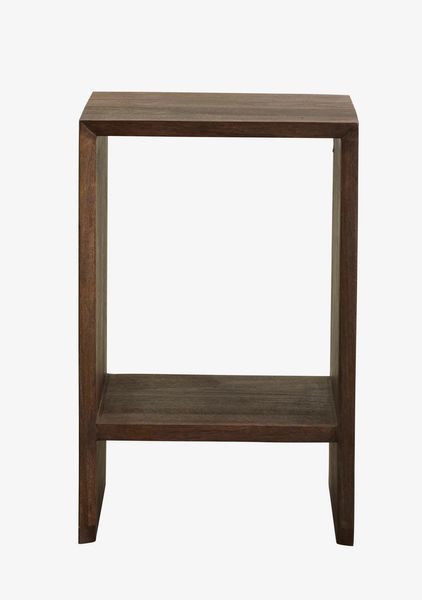 ANGA-03, moderner Beistelltisch, Nachttisch Holz