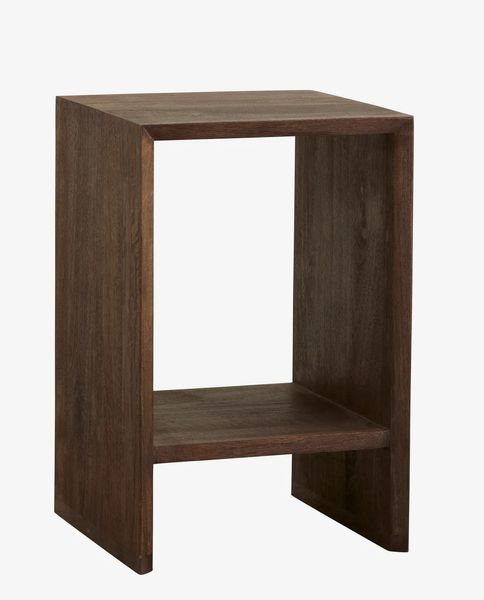 ANGA-03, moderner Beistelltisch, Nachttisch Holz