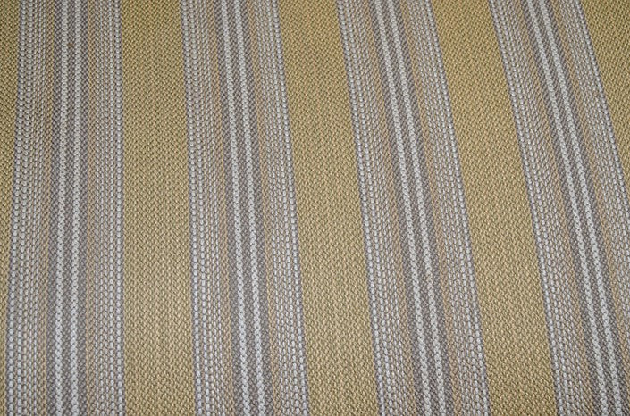Biedermeier Sofa 3 Sitzer gestreifter Stoff Landhausstil