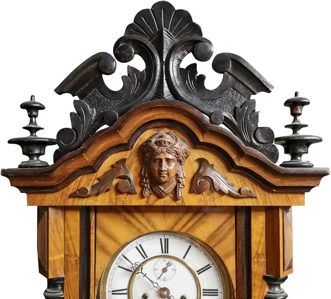 W1, Biedermeier Wanduhr