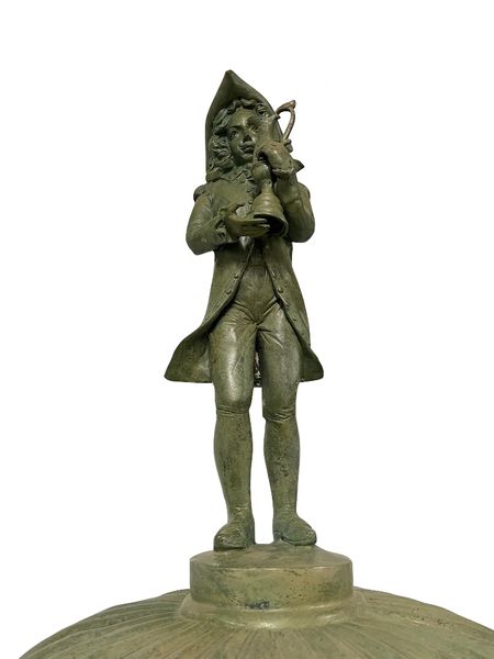 Garten Brunnen H 280 cm, "Bronze Brunnen mit kleinen Skulpturen"