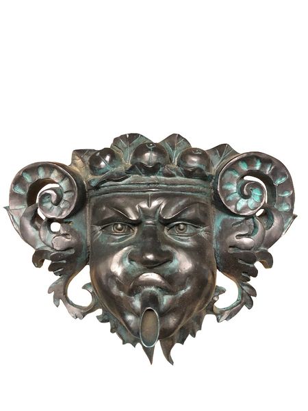 Garten Brunnen "Bronze Wasserspeier" L 30 x H 40 cm