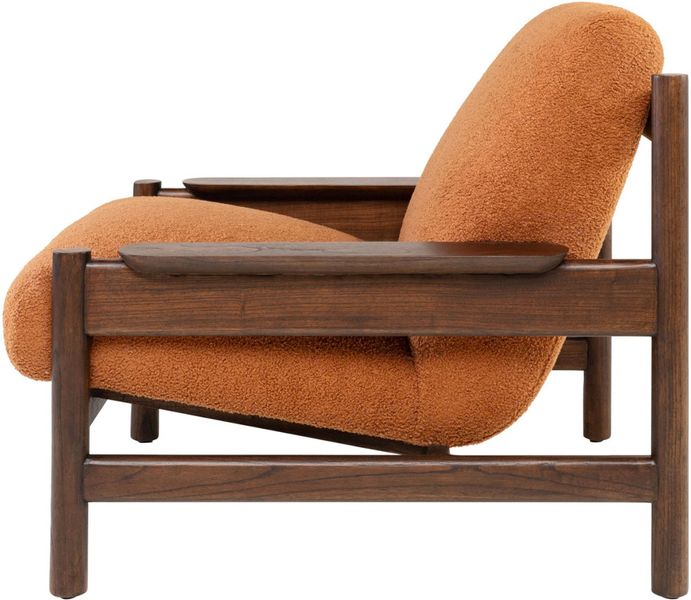 CASA, Designer Sessel terrakotta-braun, Clubsessel