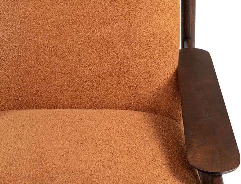 CASA, Designer Sessel terrakotta-braun, Clubsessel