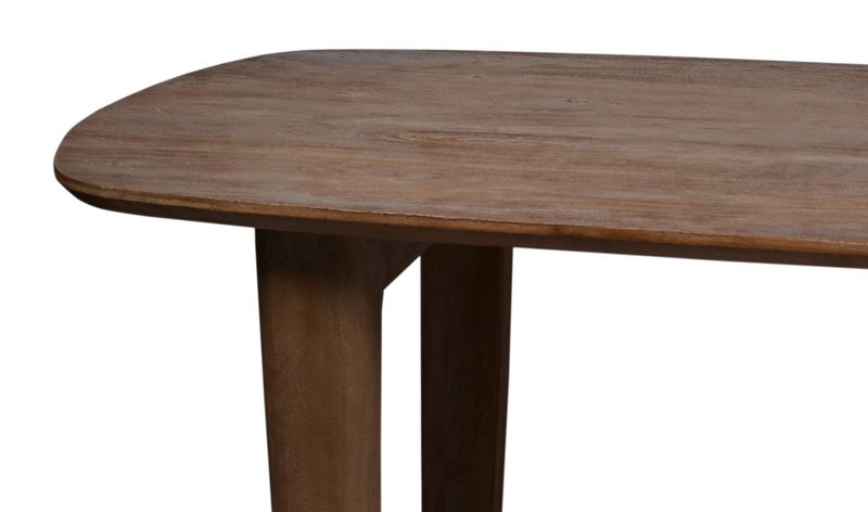 CORA, Designer Esstisch 200*100 cm dunkelbraun Holz