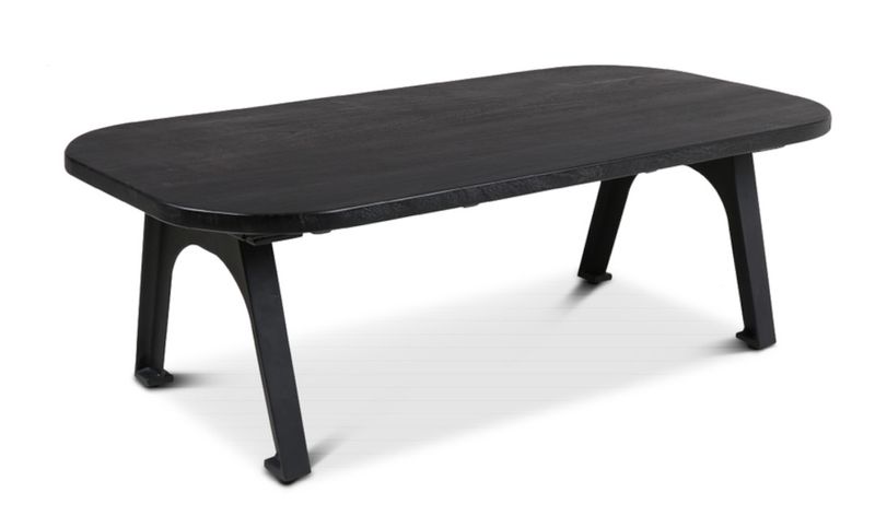 Couchtisch AMY, Wohnzimmertisch Holz schwarz B 120 cm