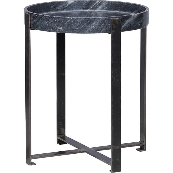 Marmor Beistelltisch ELSA rund D 53 cm, Tabletttisch
