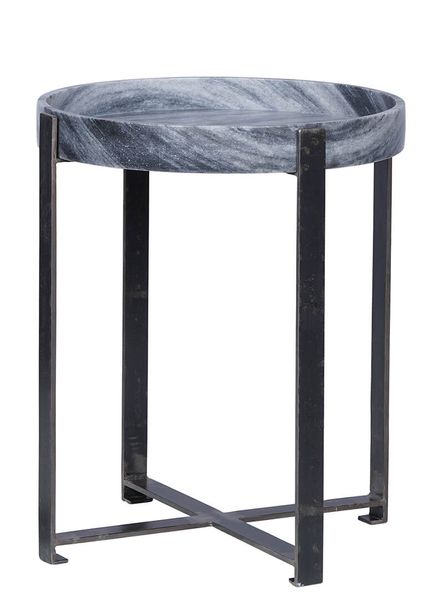 Marmor Beistelltisch ELSA rund D 53 cm, Tabletttisch