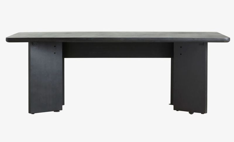 Esstisch TIA, Esszimmertisch 220 cm schwarz Holz