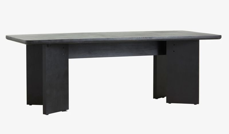Esstisch TIA, Esszimmertisch 220 cm schwarz Holz