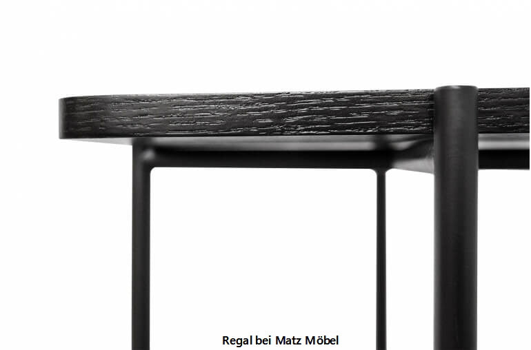 ALINA, Regal Holz Metall 80 cm