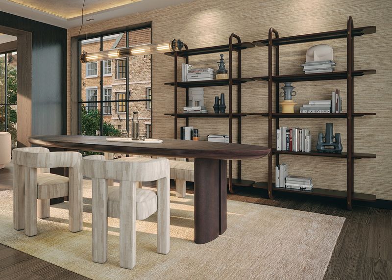 KAMI, Holz Standregal quadratisch, Designer Regal
