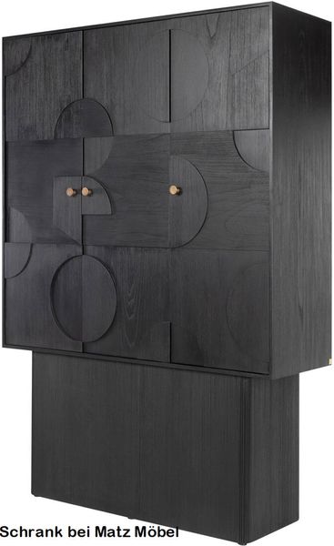 SILKA, Designer Schrank schwarz