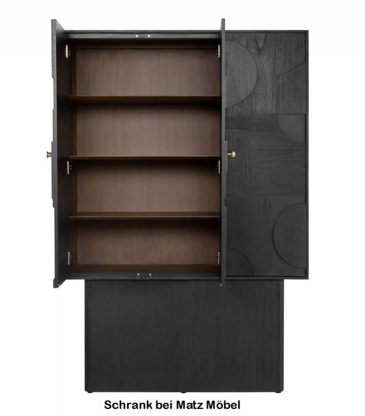 SILKA, Designer Schrank schwarz