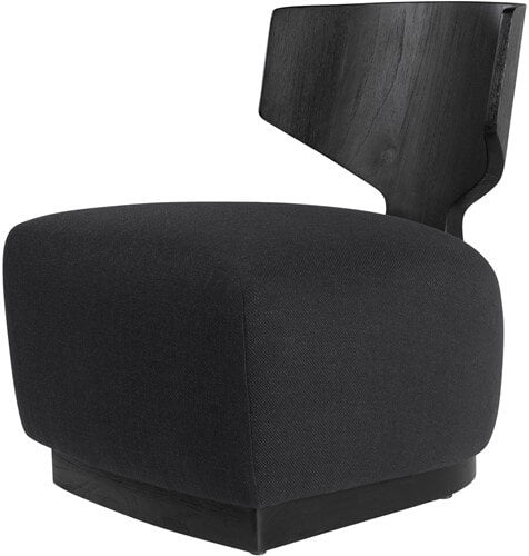 VIOLA, schwarzer Designer Sessel