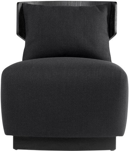 VIOLA, schwarzer Designer Sessel