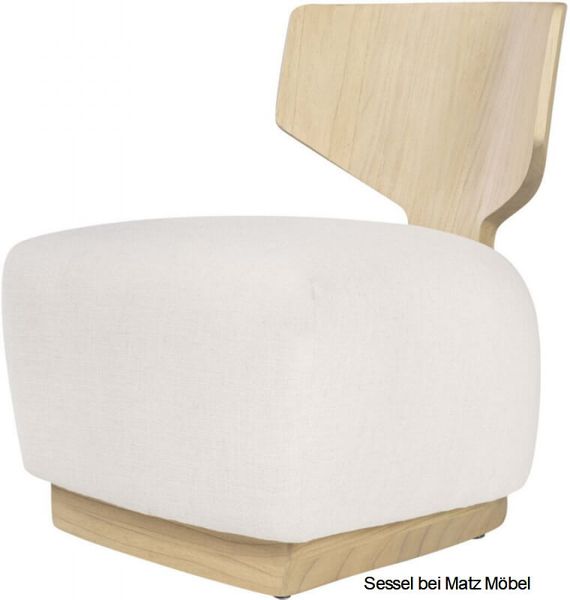 VIOLA, weißer Designer Sessel