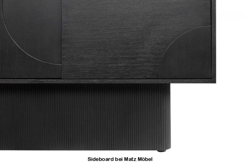 SILKA, Designer Sideboard schwarz