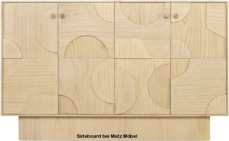 SILKA, Designer Anrichte helles Holz