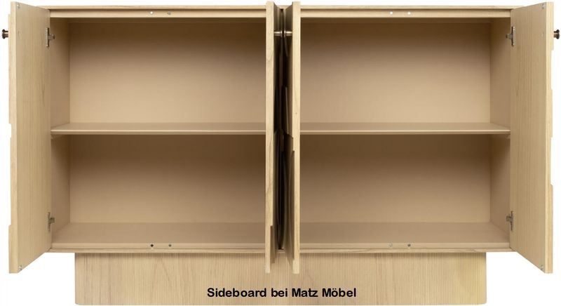 SILKA, Designer Anrichte helles Holz