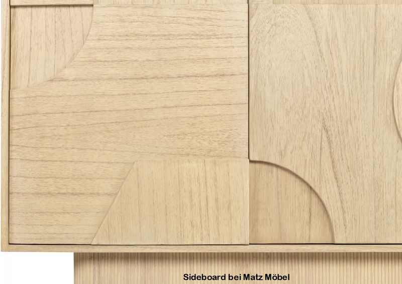 SILKA, Designer Anrichte helles Holz