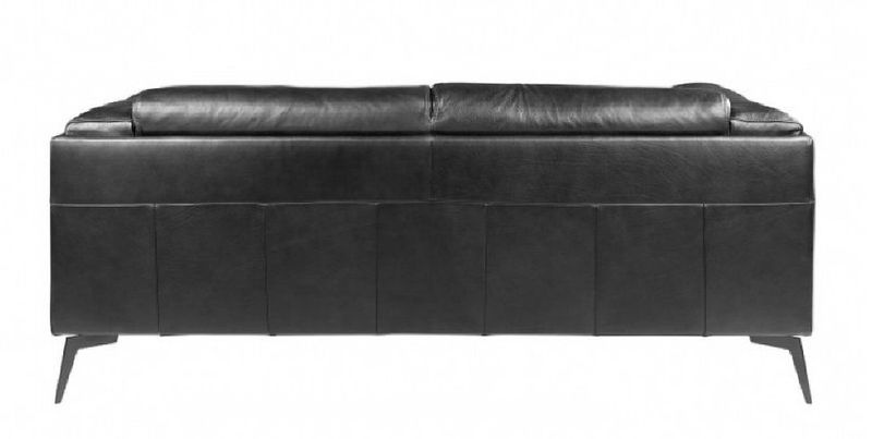 BARA, Ledersofa 2,5 Sitzer braun oder schwarz, Designer Ledercouch