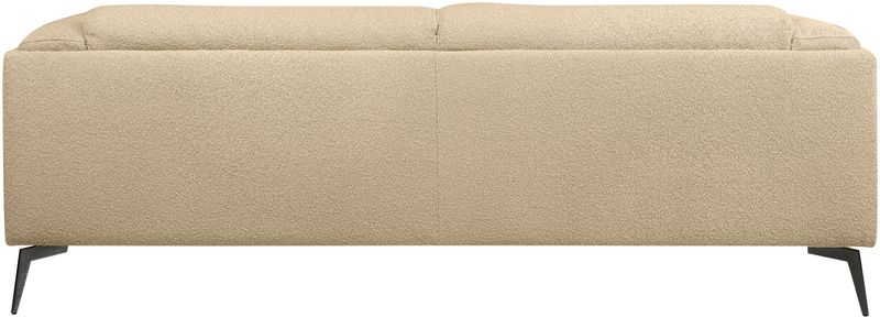 BARA, Designer Sofa beige in 4 Größen, Stoff Polstersofa