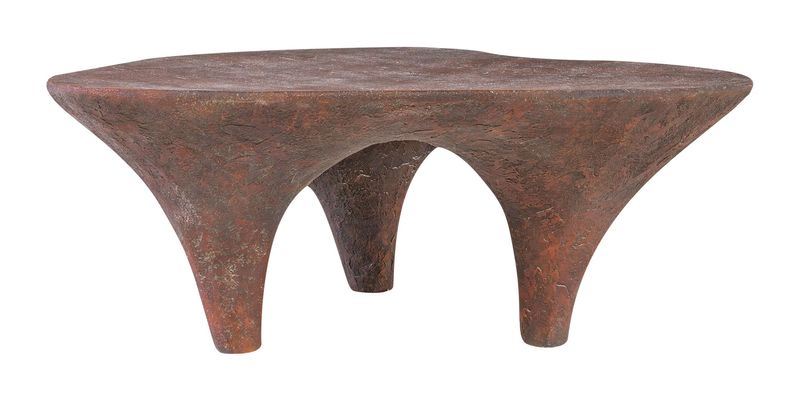 DIA, Designer Couchtisch braun kupfer, Wohnzimmertisch