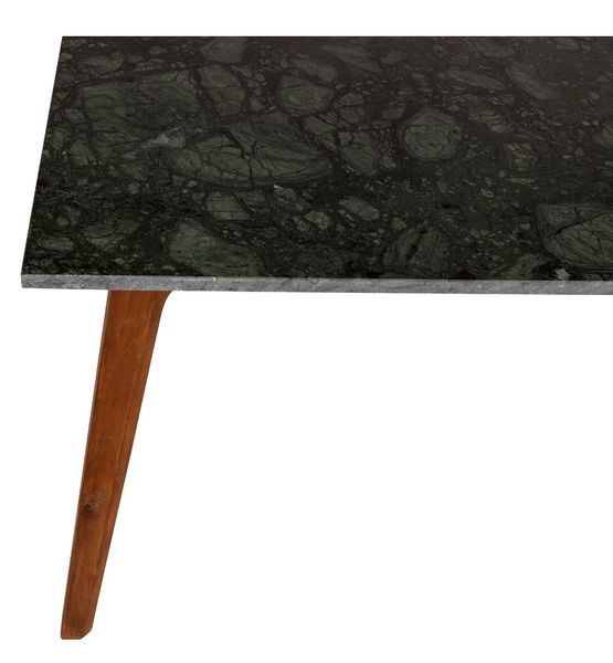 Matz Möbel Esstisch ACO grün Marmor + natur Holz B 220 cm