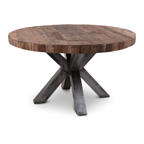 Matz Möbel Esstisch SANO rund D 160 cm Industriedesign