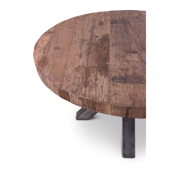 Matz Möbel Esstisch SANO rund D 160 cm Industriedesign