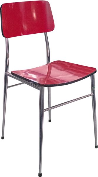 Esszimmer Set, Retro 1 Tisch, 4 Stühle, 1 Hocker