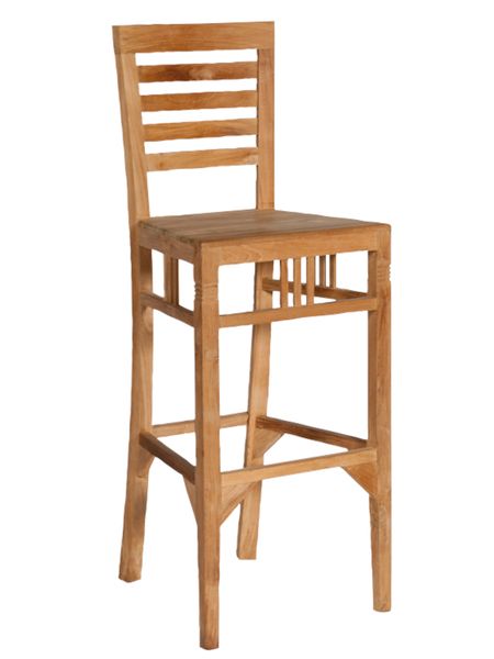 GINA, Garten Barhocker Holz im Landhausstil