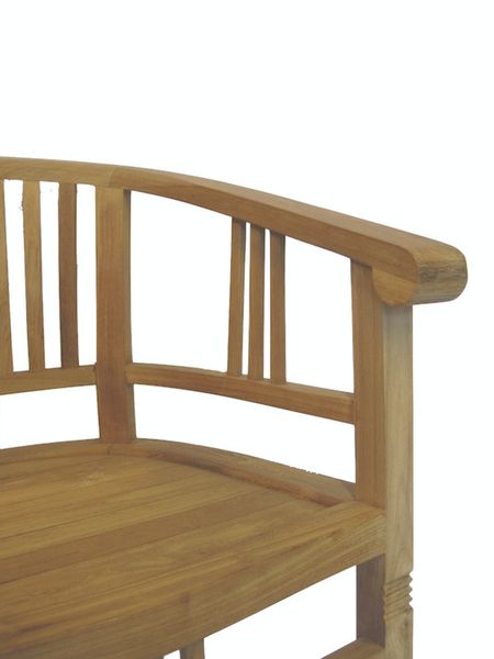 GINA, Barhocker Holz, Garten Barstuhl im Landhausstil