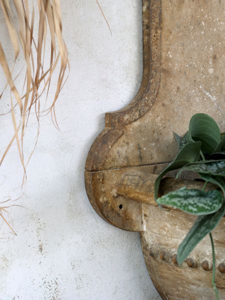 Matz Möbel Pflanztopf KATI Pflanzkübel für die Wand shabby Landhausstil