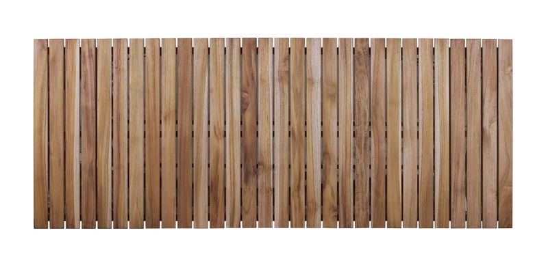 MONTI, Gartentisch 200 cm Holz natur & grün Stahl im Landhausstil