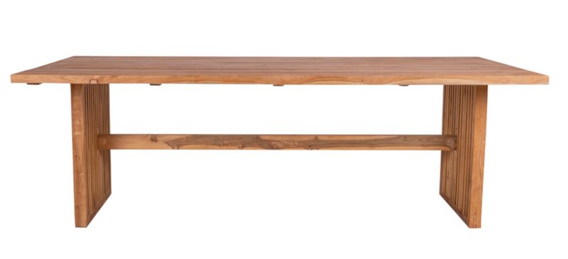 ERICH, Gartentisch Länge 240 cm Recyclingholz Teak