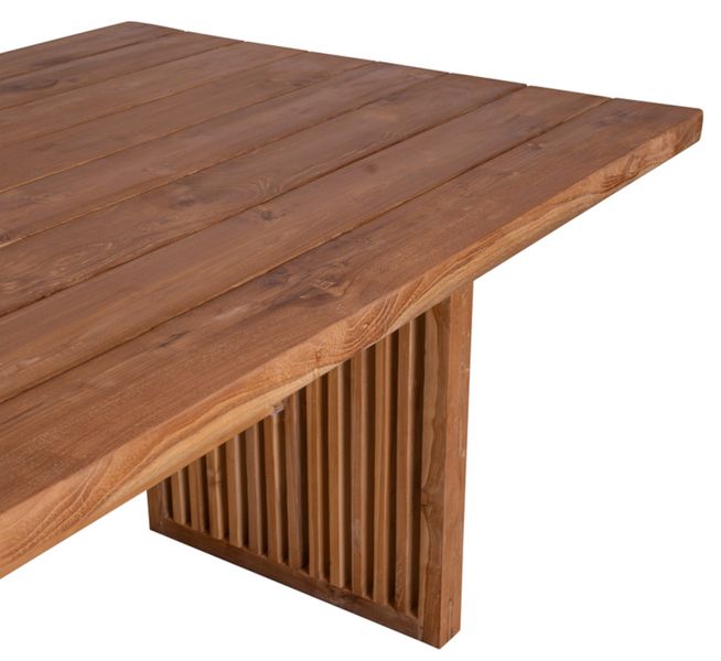 ERICH, Gartentisch Länge 240 cm Recyclingholz Teak