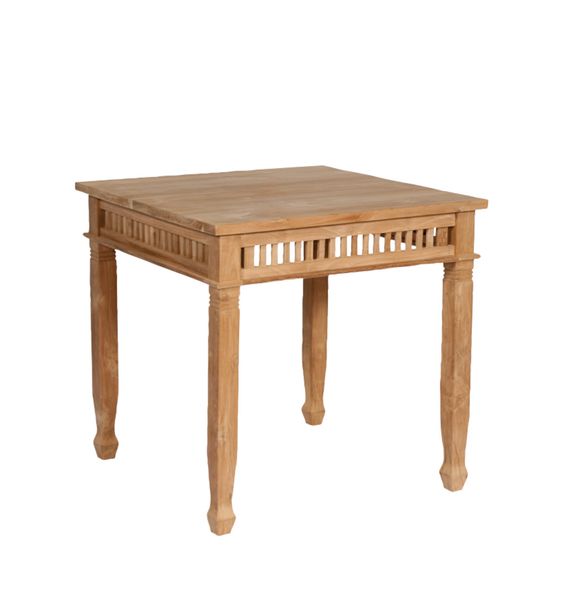 Gartentisch GINA Holz 80 80 cm Klassiker Landhausstil